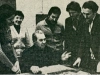 Ветеран войны и труда, доцент И.М. Черкасов с группой молодых лекторов