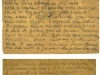 Последнее письмо Шушковского М.К. от 25 сентября 1941 года.