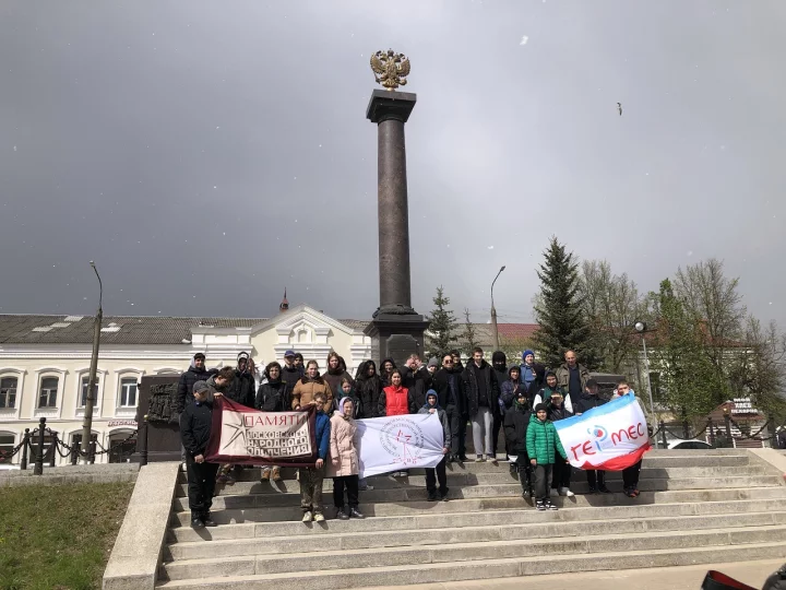 Юнги Морского Центра имени Петра Великого  вместе с потомками ополченцев побывали в Вязьме